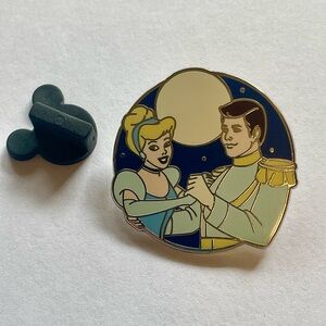 Disney Cinderella and Prince Charming Enamel Pin